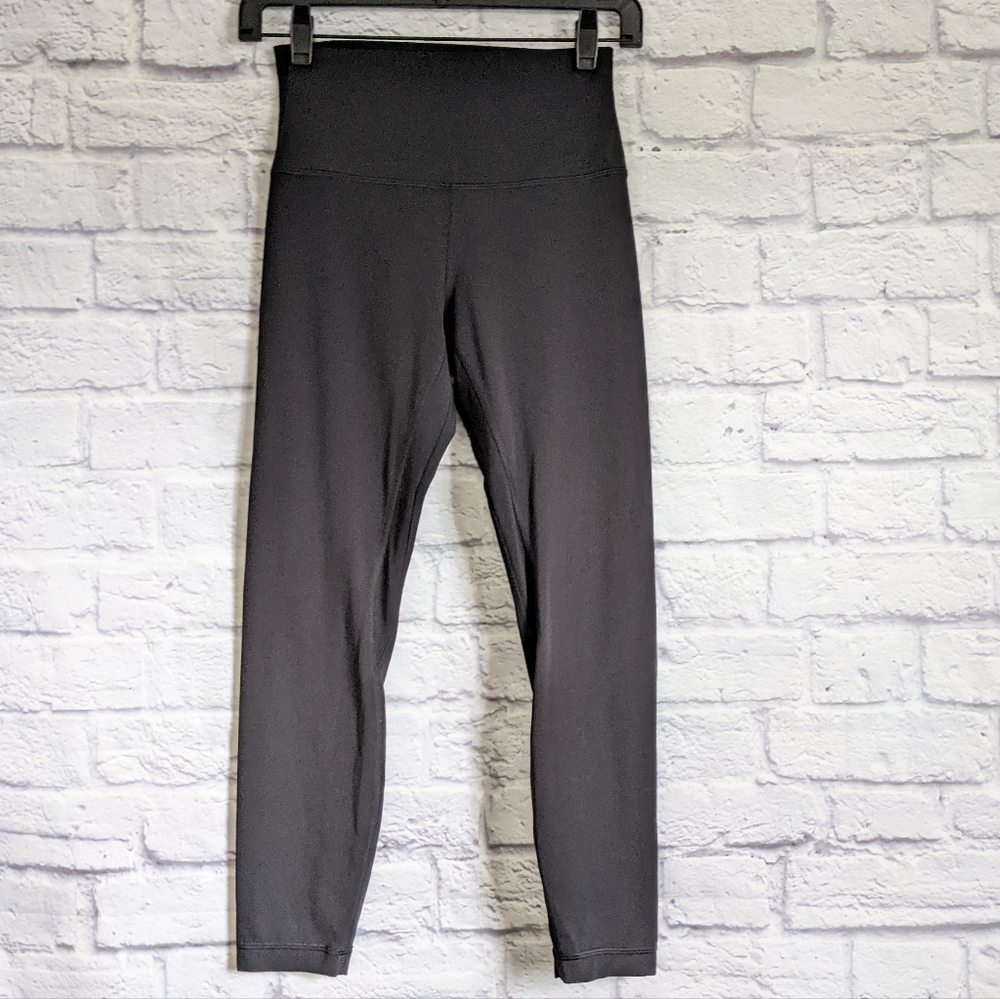 Lululemon Align HR Pant Leggings 6 Dark Gray Athletic Workout Running Gym